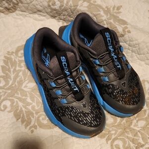 Under Armour Charcoal and Sky Blue Sneakers